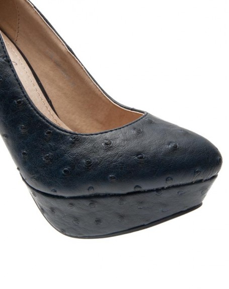 Chaussures femme Jennika: Escarpins bleu