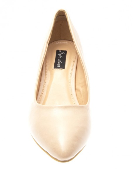 Chaussures femme Style Shoes: Escarpins beiges