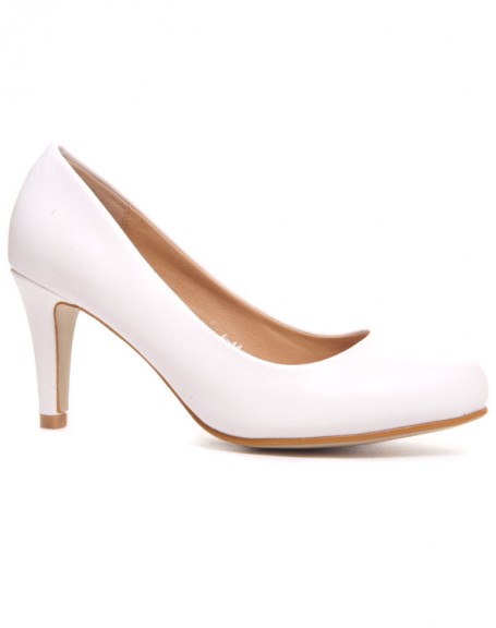 Chaussures femme Style Shoes: Escarpins Blancs