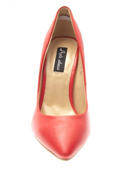 Chaussures femme Style Shoes: Escarpins rouges 