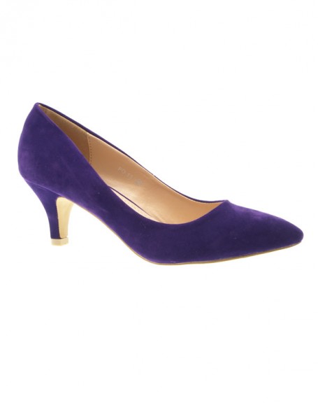 Chaussures femme Style Shoes: Escarpins violet 