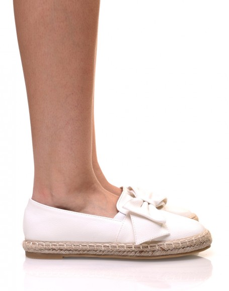Espadrilles blanches  noeud