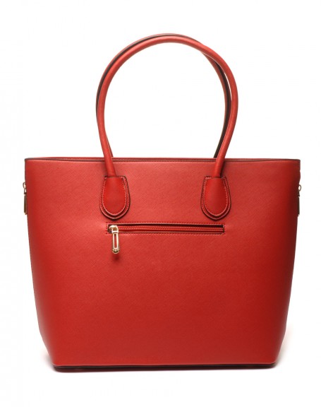 Grand sac  main rouge Flora&Co