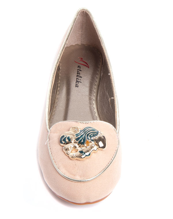 Ballerine Metalika horoscope Verseau rose chair