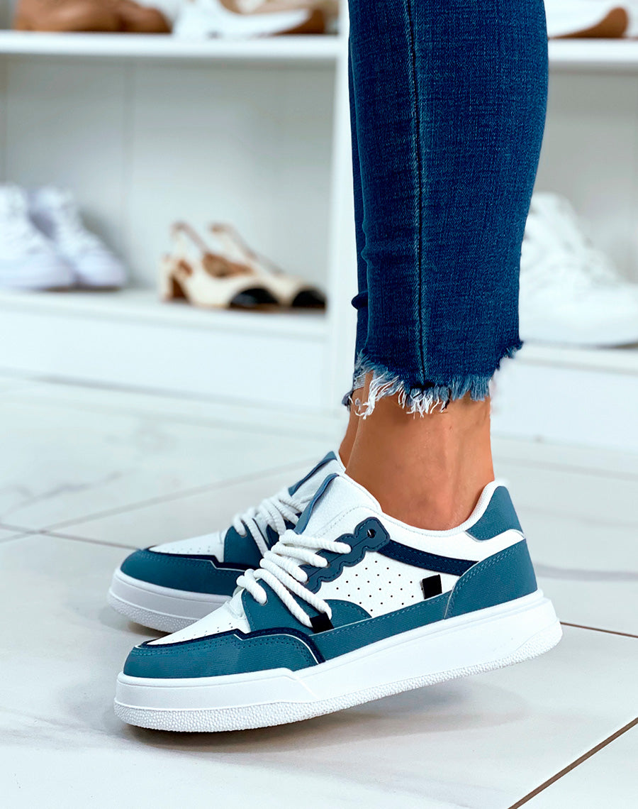 BASKETS BASSES BLEUES TENDANCES ? LACET ?PAIS