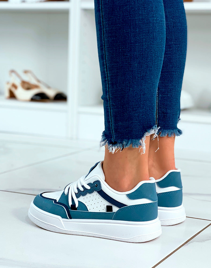 BASKETS BASSES BLEUES TENDANCES ? LACET ?PAIS
