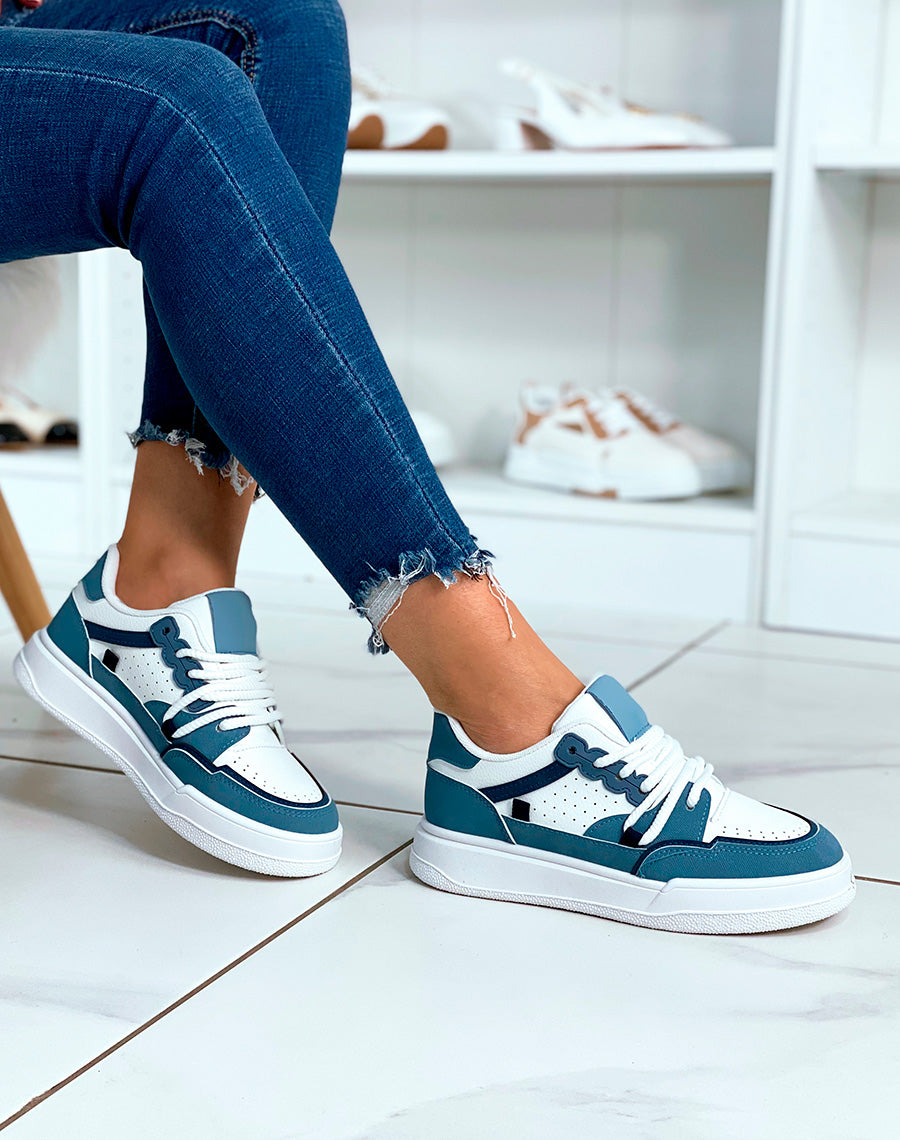 BASKETS BASSES BLEUES TENDANCES ? LACET ?PAIS