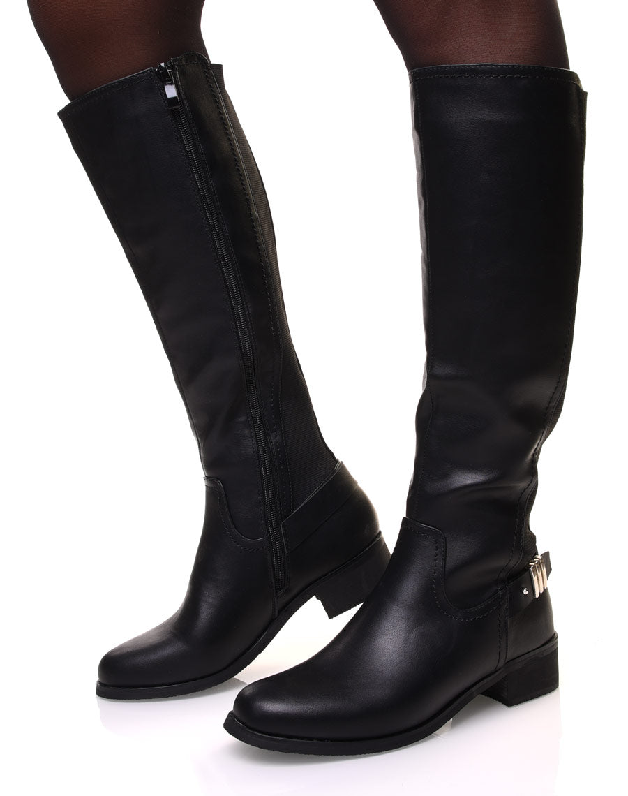 Bottes cavalières noires