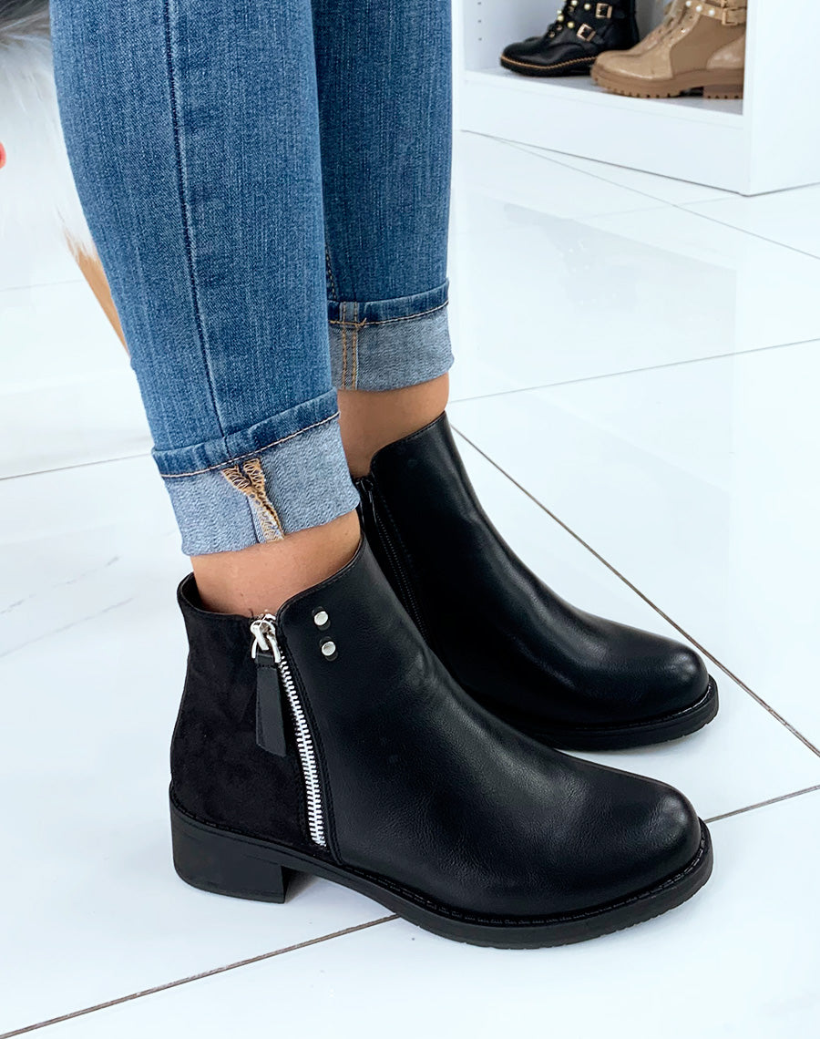 Bottines basses noires