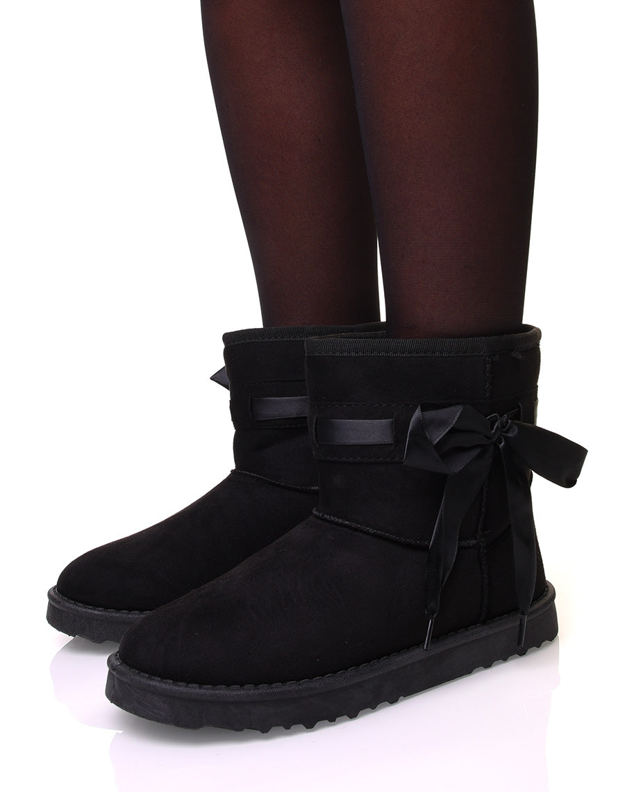 Bottines fourrées noires