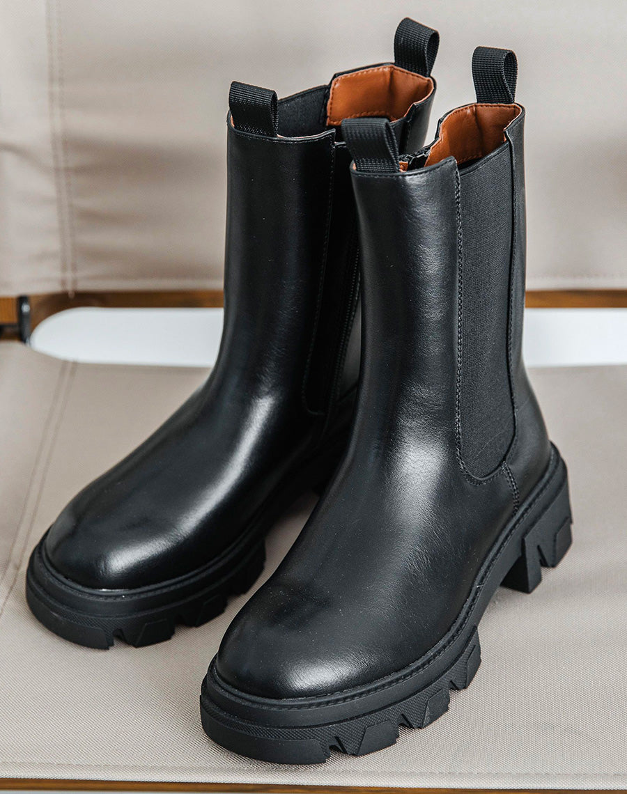 Bottines hautes noires