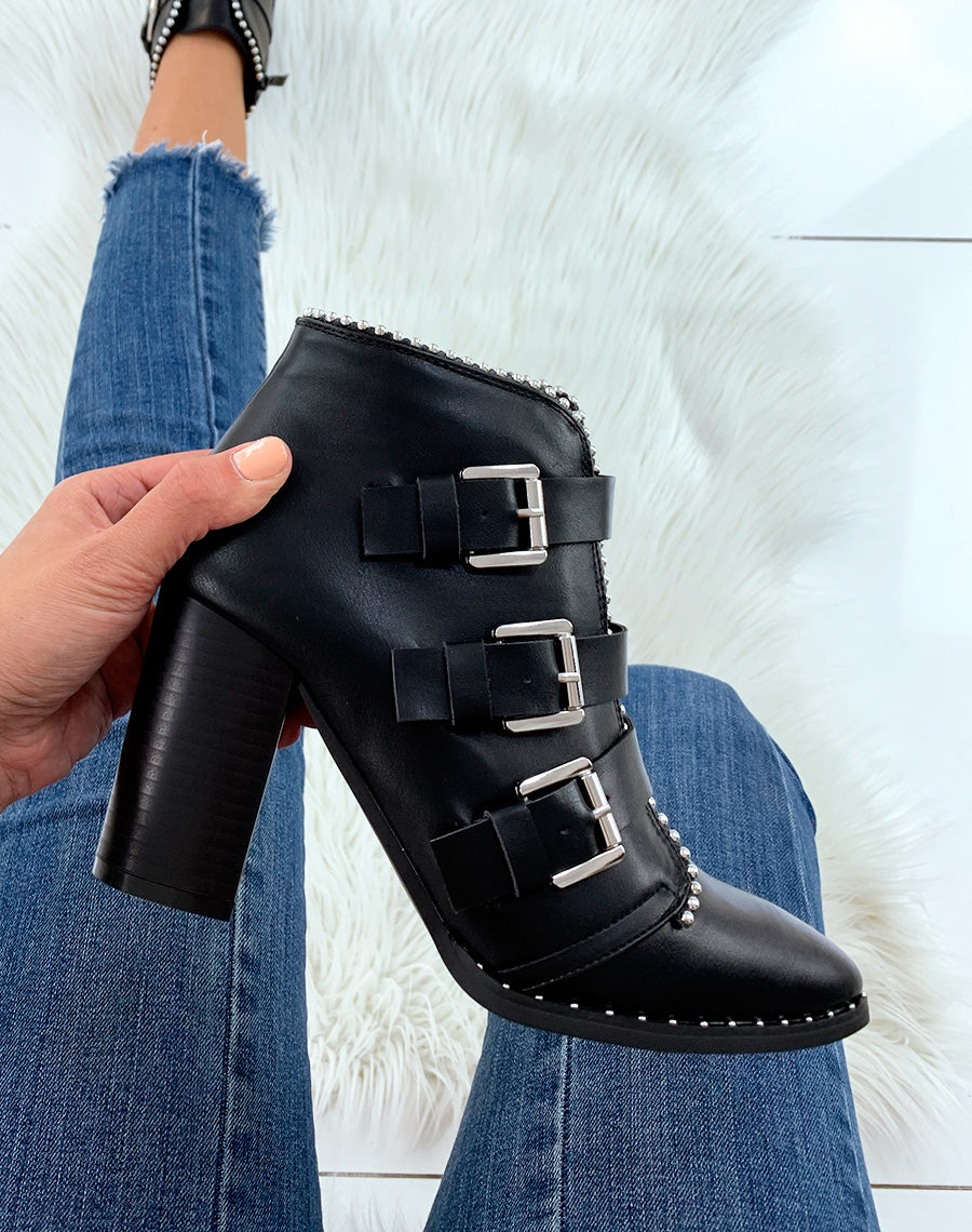 Bottines Noires à Talon Plateau Lara Bohinc - Taille 39 - Haute - Style Plateforme - Neuves Emballées