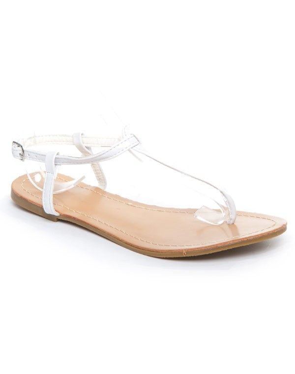 Chaussure femme Alicia Shoes: Sandale blanche