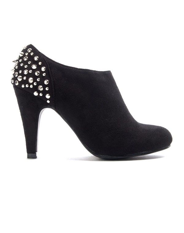 Chaussure femme Bo'aime: Escarpin clouté noir