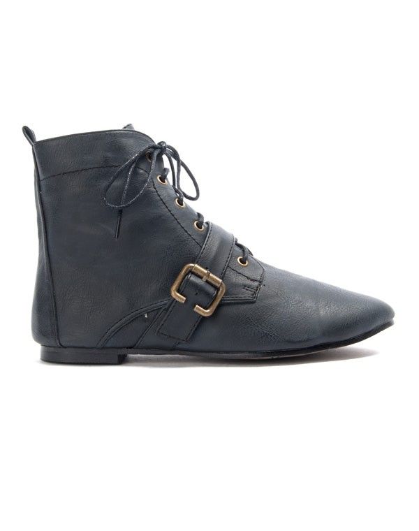 Chaussure femme Bruna Rossi: Bottine plate - noir