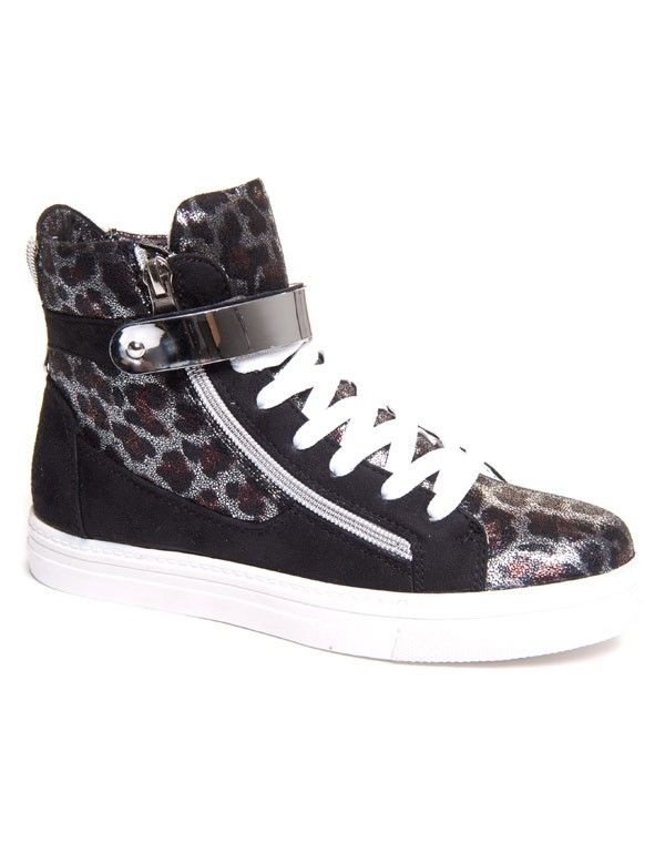 Chaussures femme Findlay: Basket noire urbaine