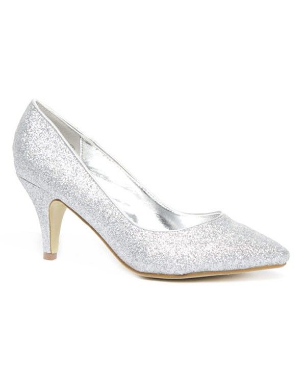 Chaussures femme Style Shoes: Escarpins argent pailletés