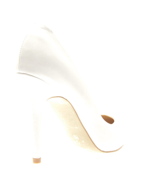 Chaussures femme Style Shoes: Escarpins blanc