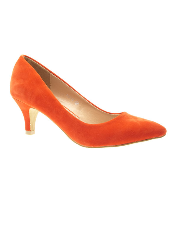 Chaussures femme Style Shoes: Escarpins orange