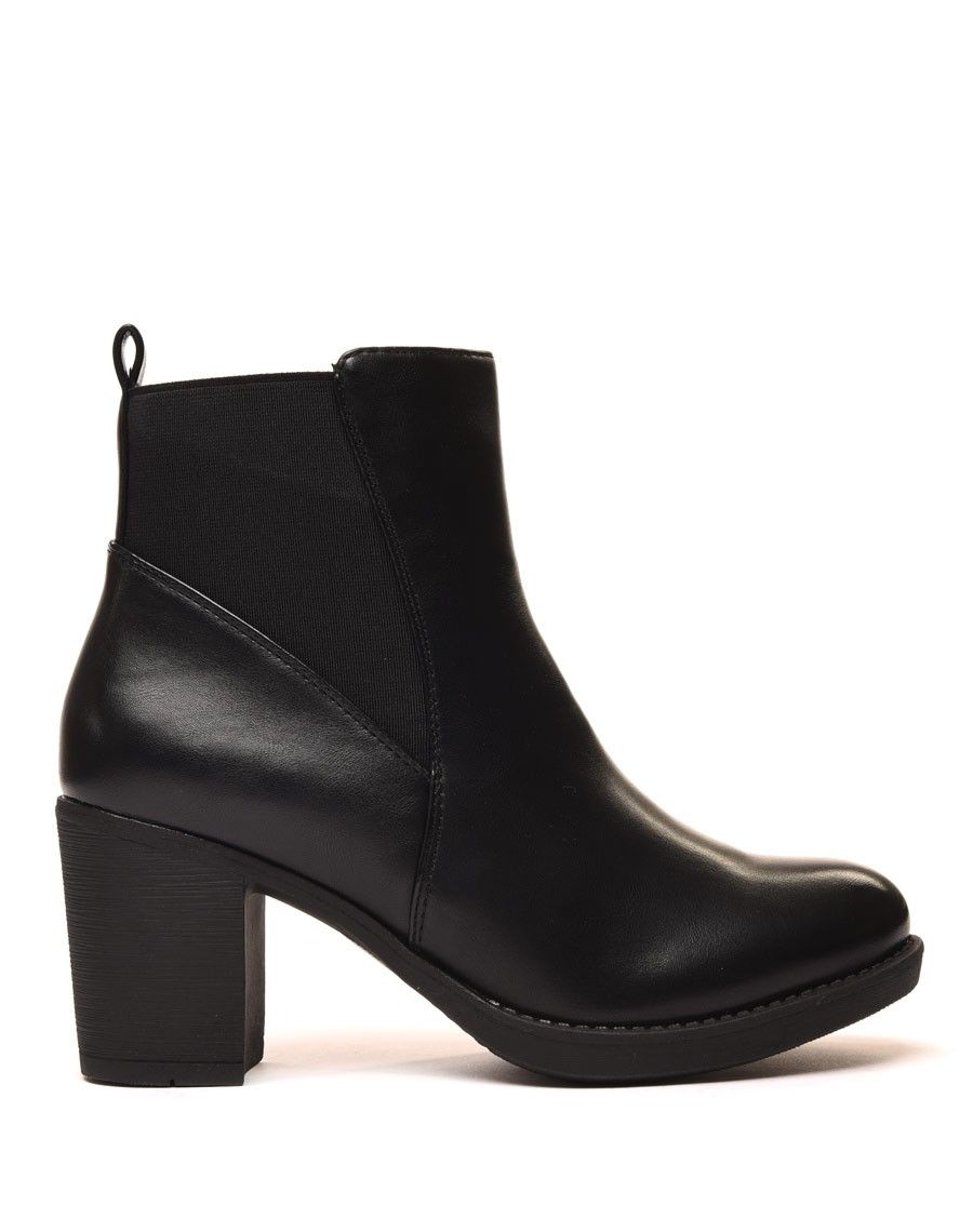 Chelsea boots noires à talons