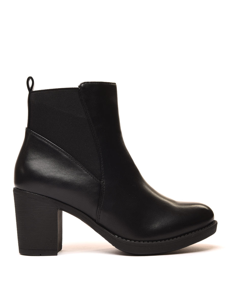 Chelsea boots noires à talons