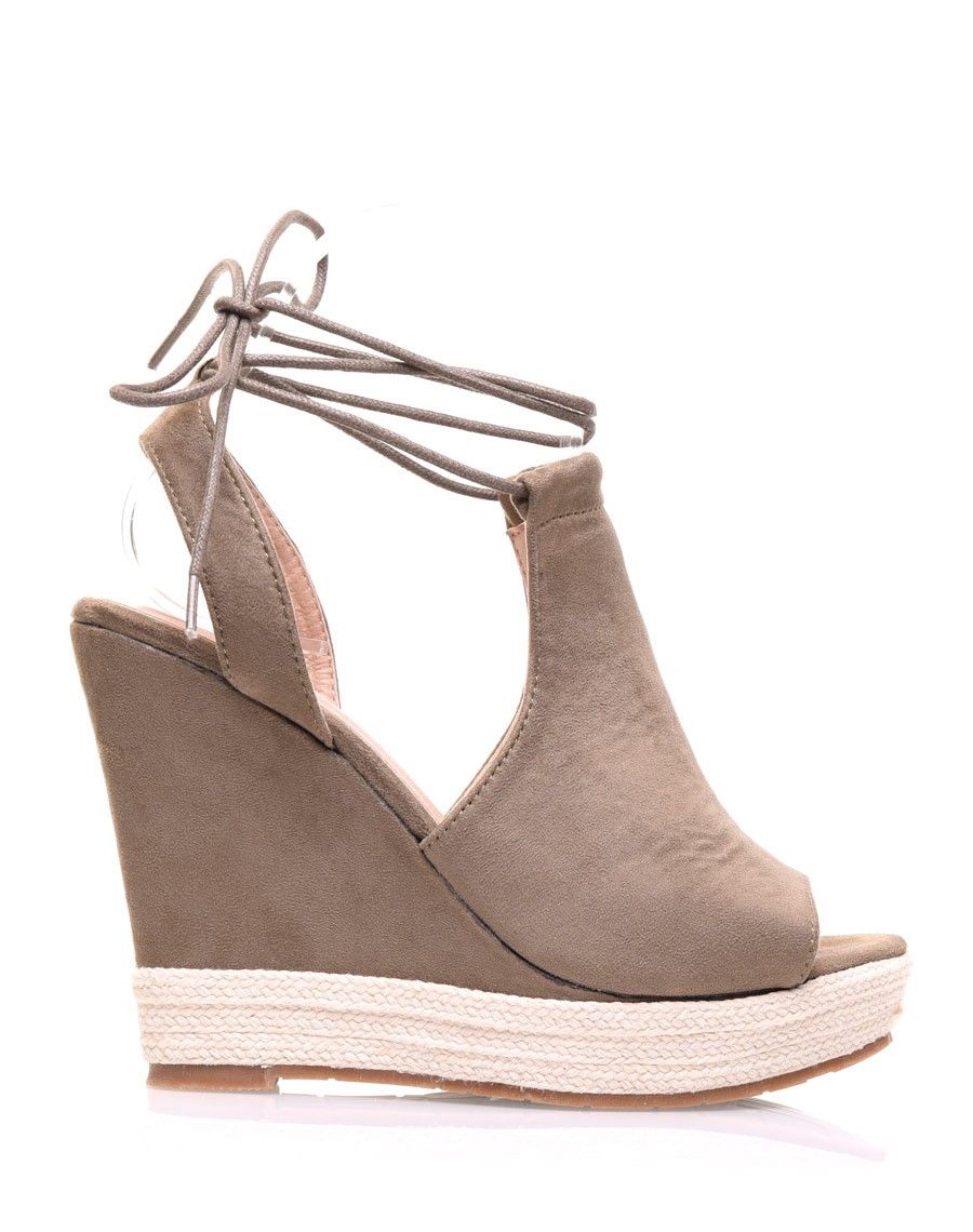 Compensées kaki bi matières