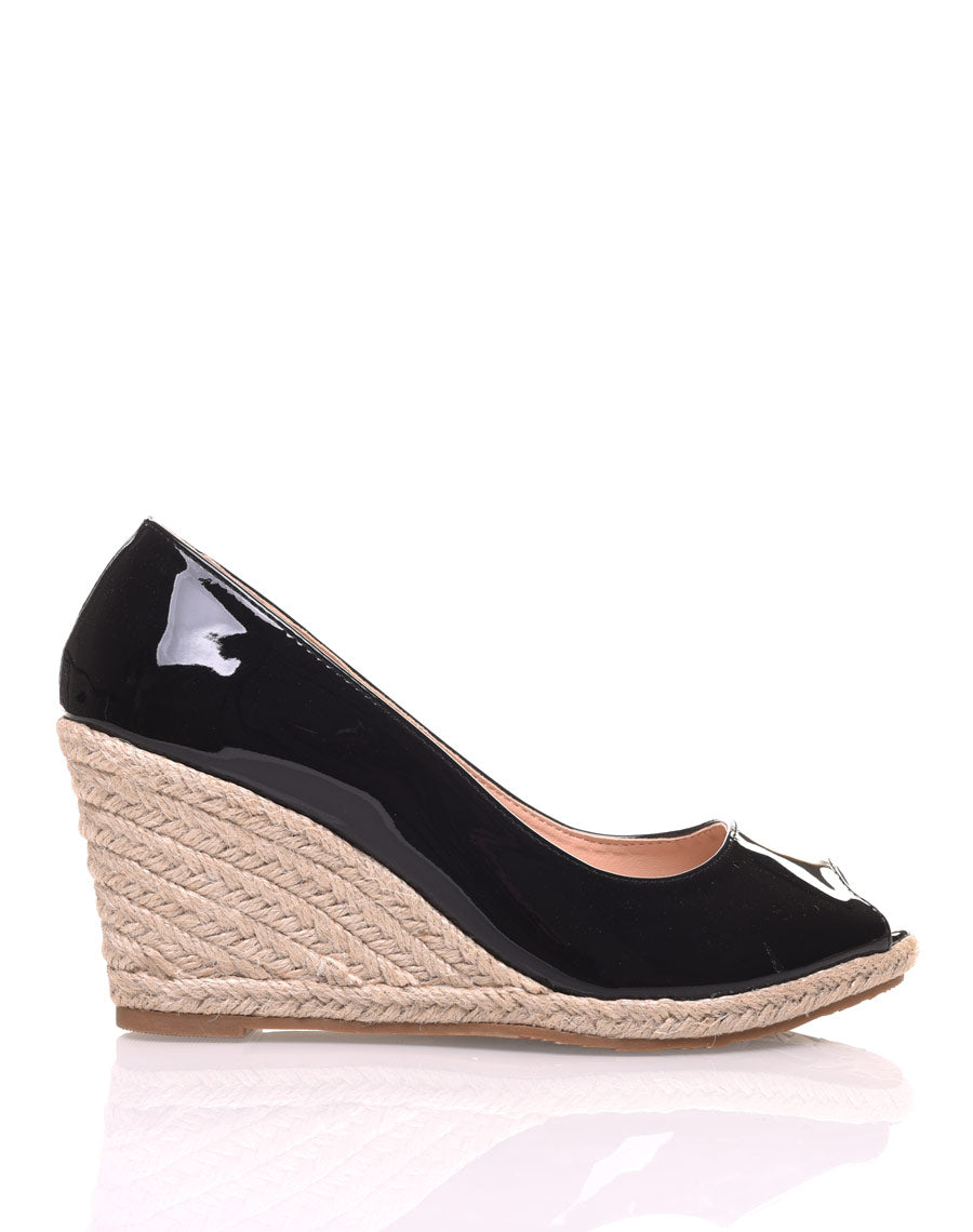 Compensées vernis noires