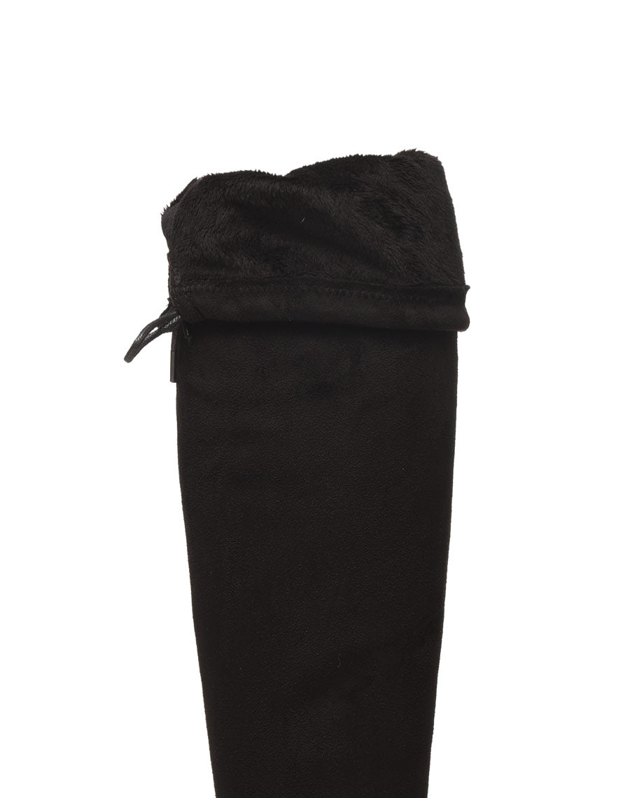 Cuissardes à talons ajustables en haut intérieur fourré