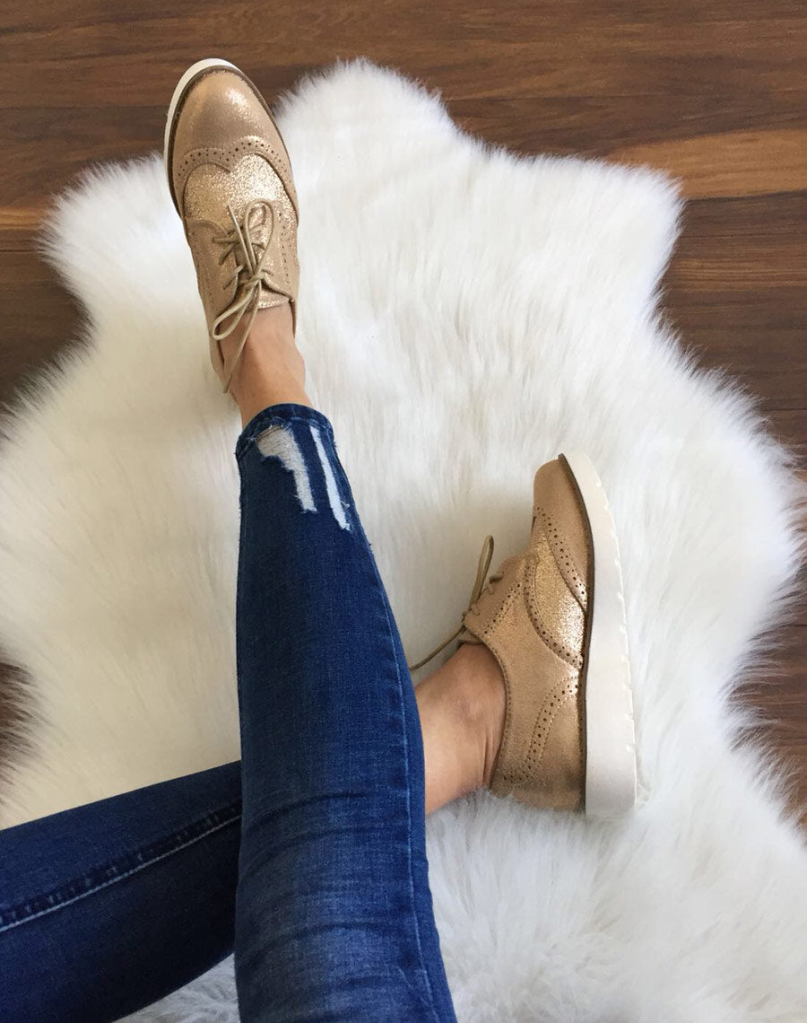 Derbies champagne brillante