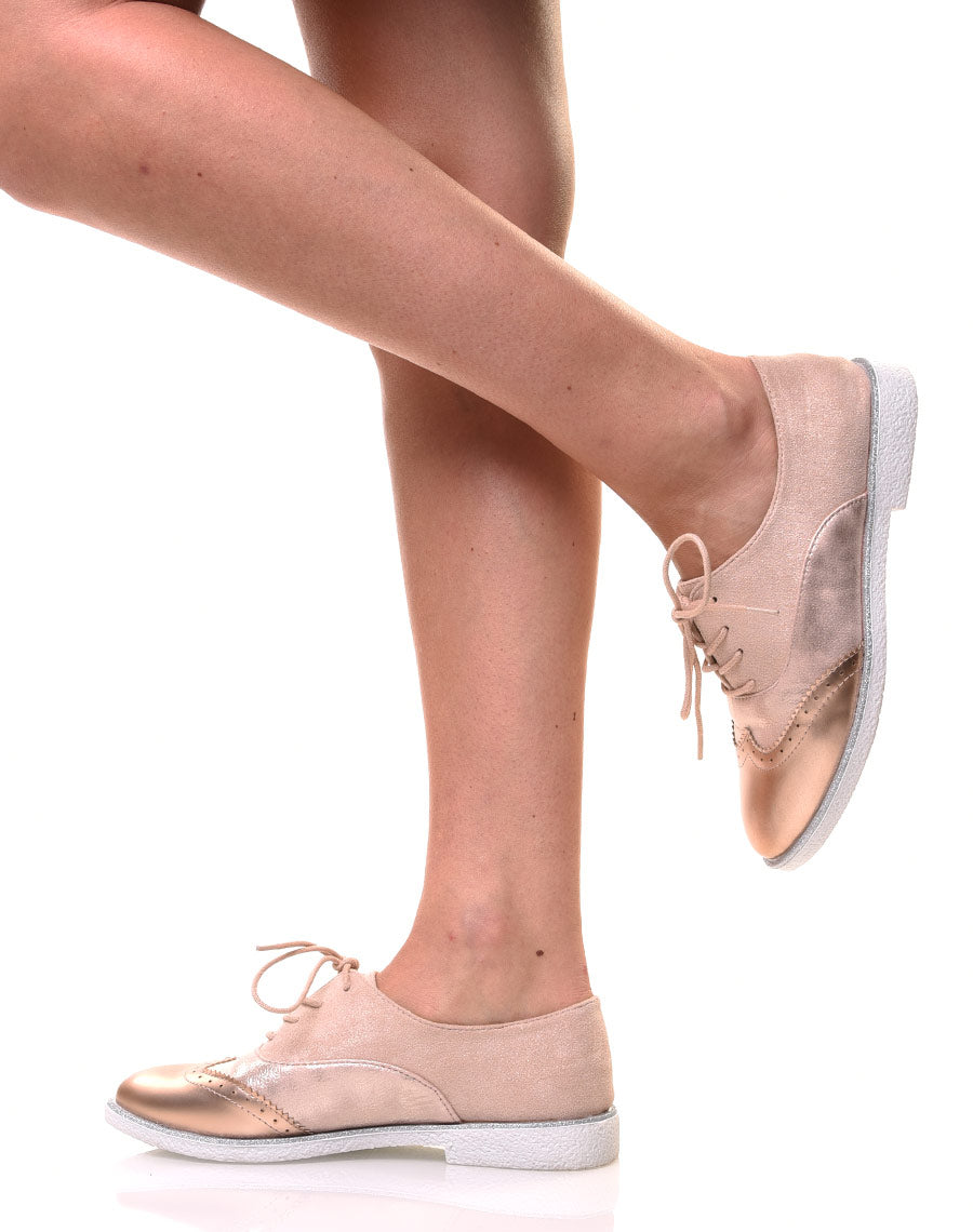 Derbies roses effet suédine