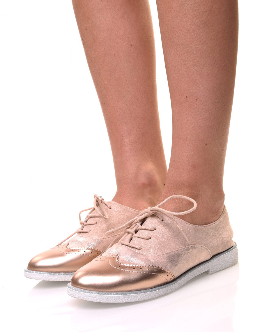 Derbies roses effet suédine