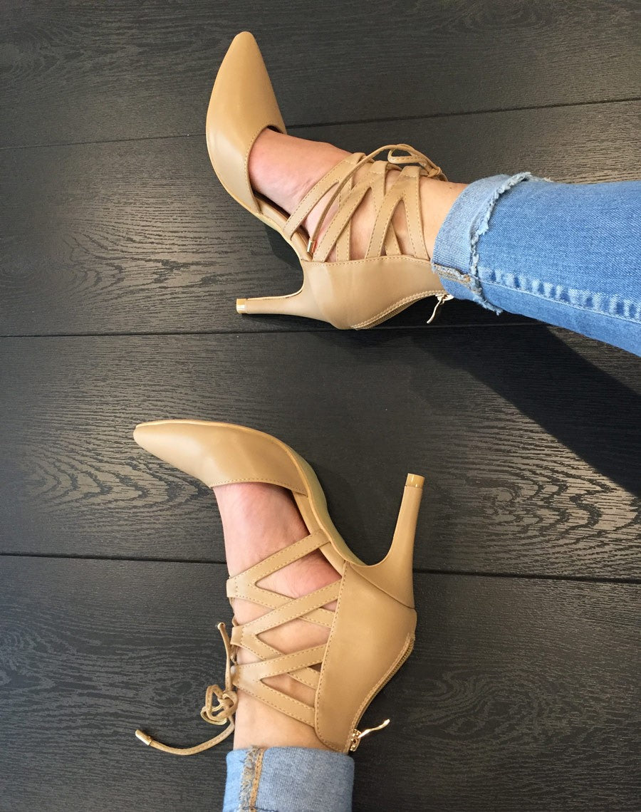 Escarpin mode beige