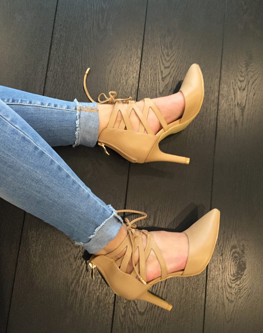 Escarpin mode beige