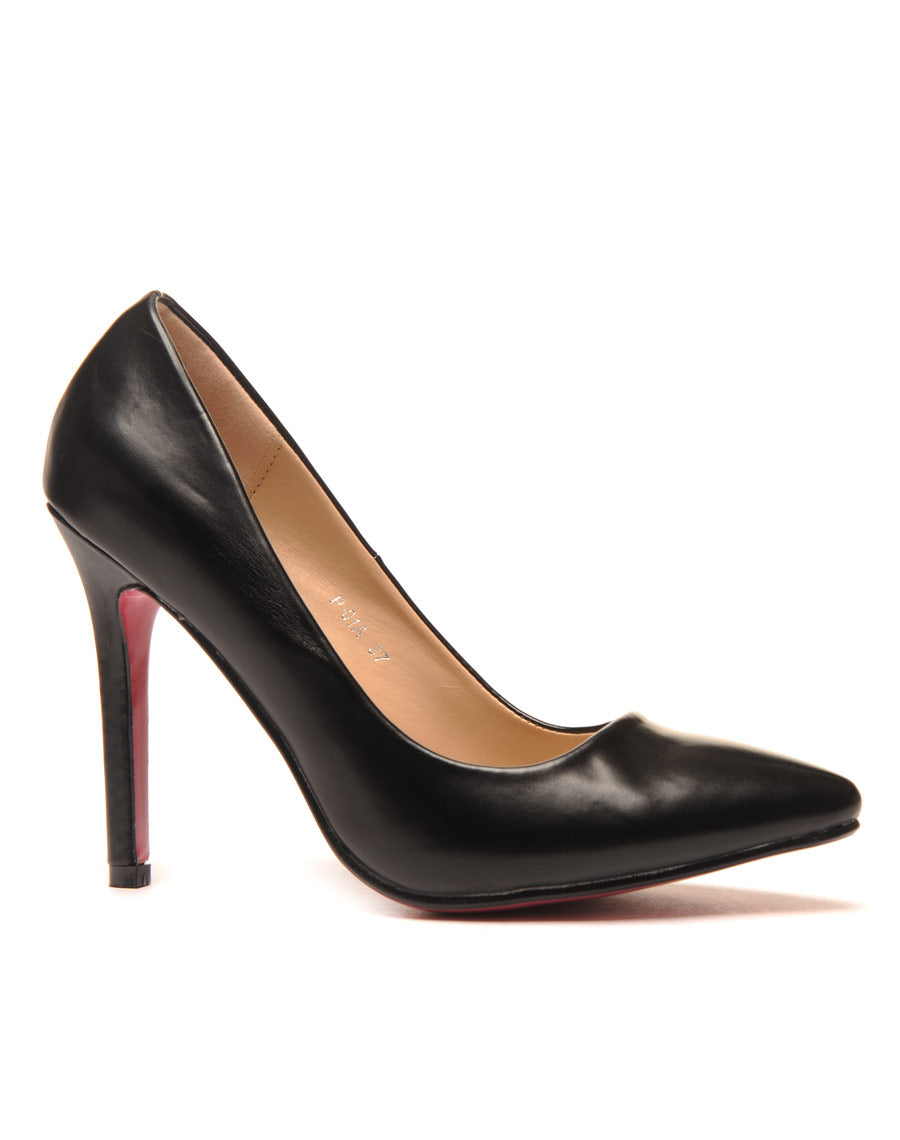 Escarpin noir bout pointu