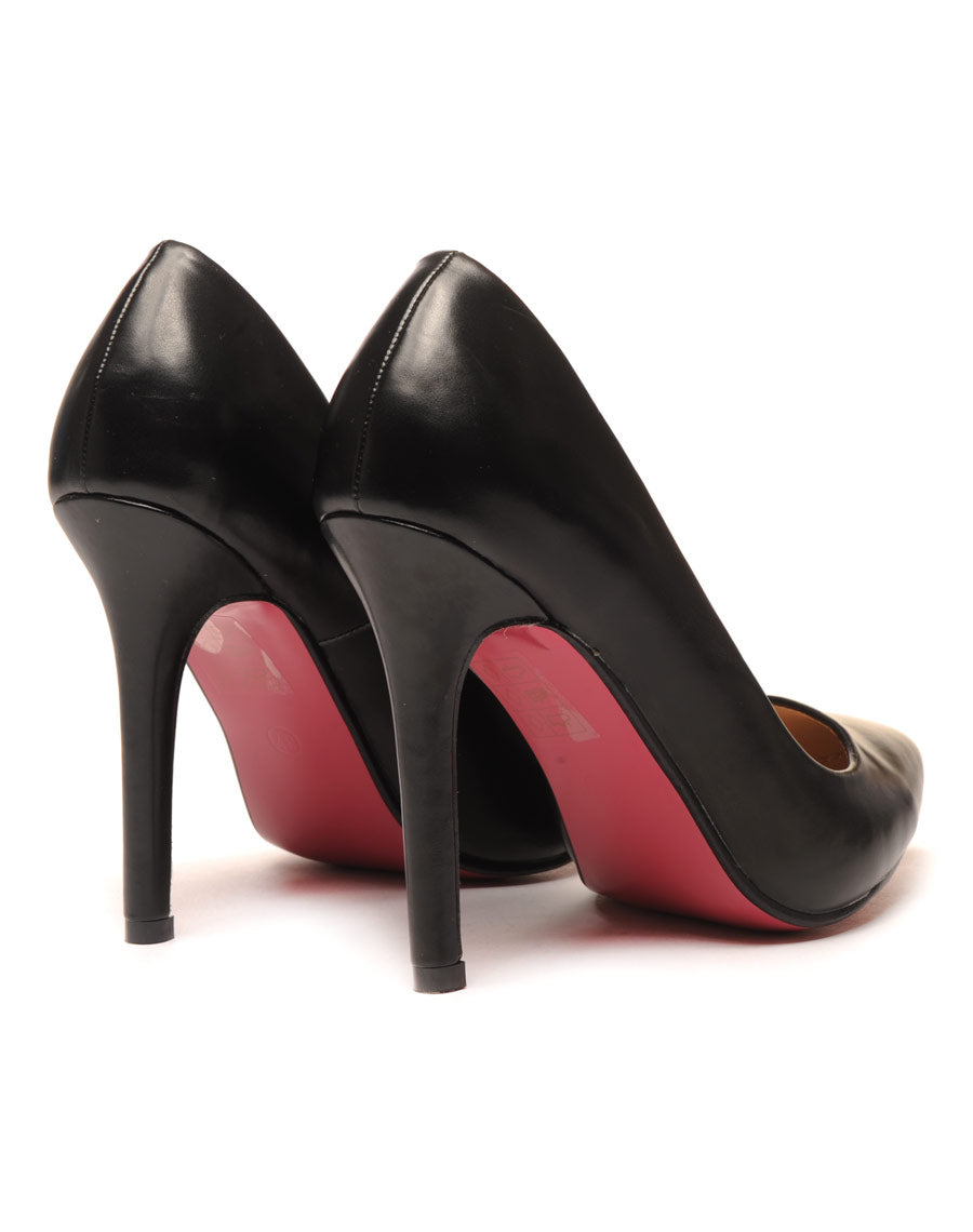 Escarpin noir bout pointu