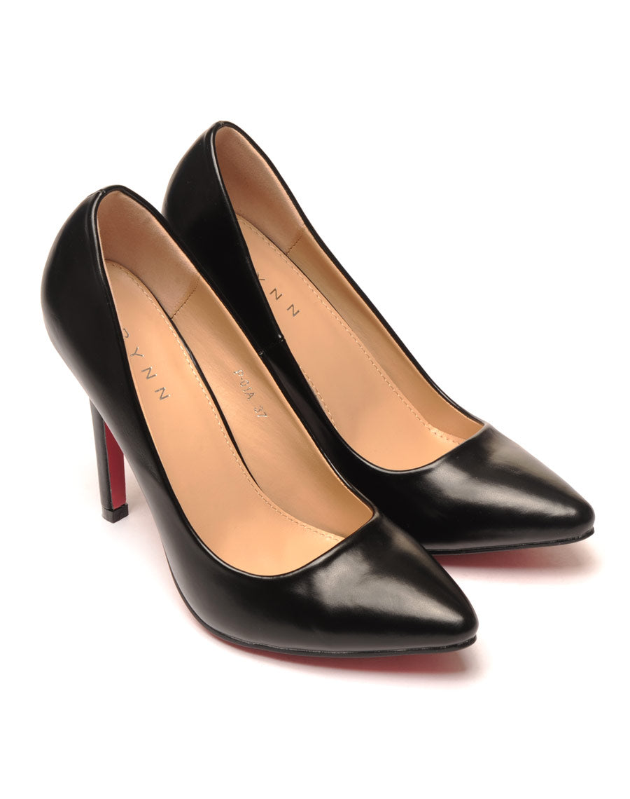 Escarpin noir bout pointu