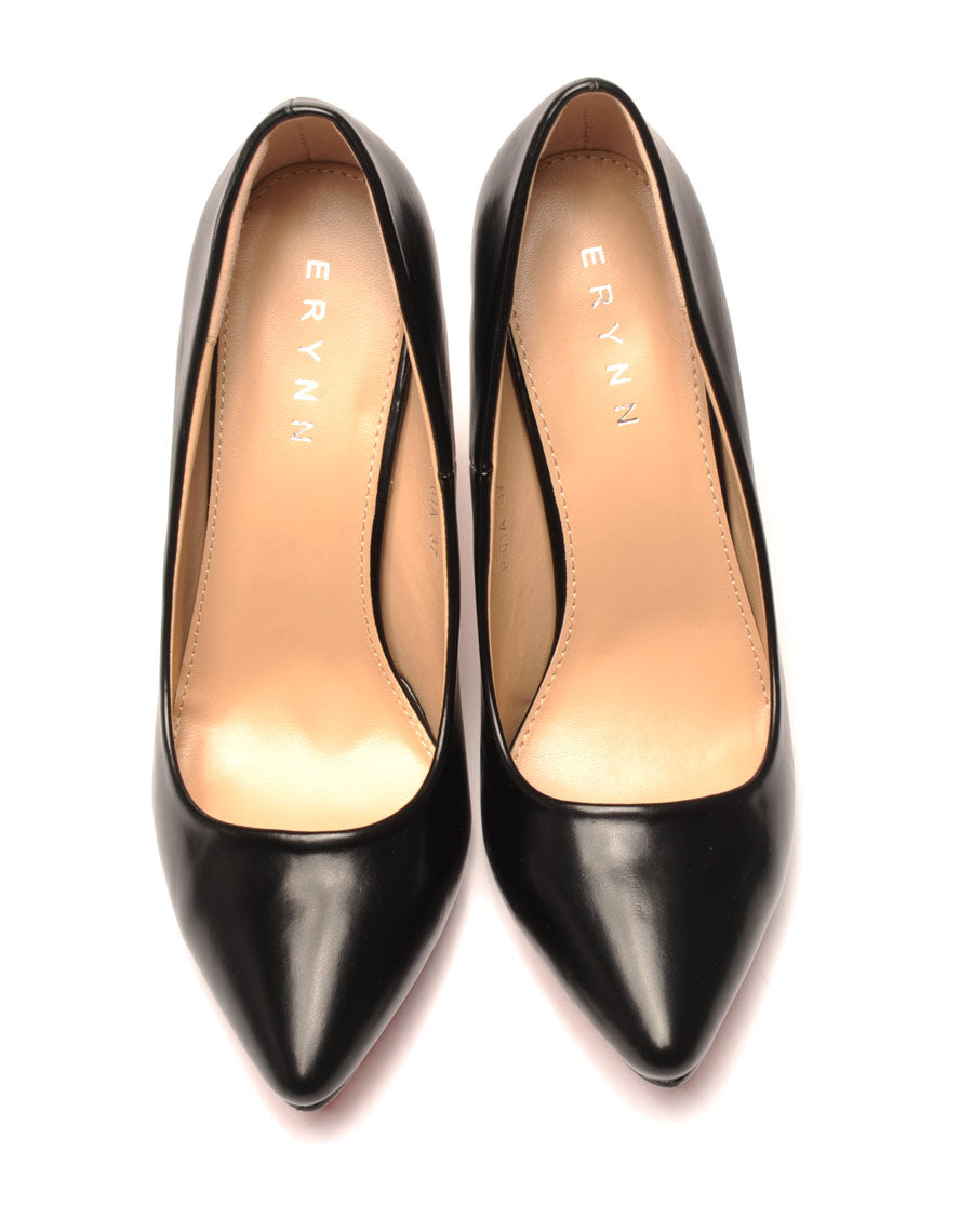 Escarpin noir bout pointu
