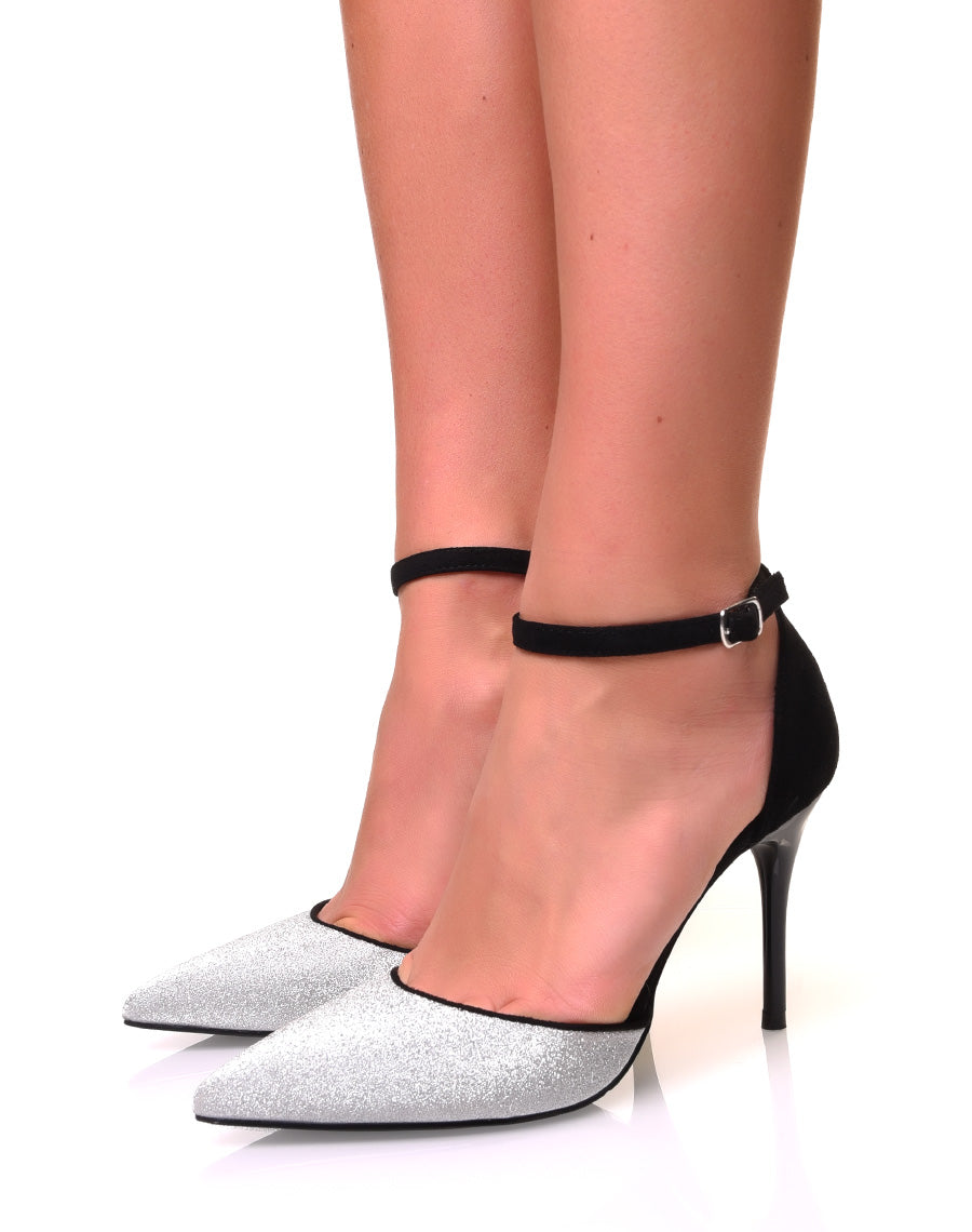Escarpins argentés scintillants