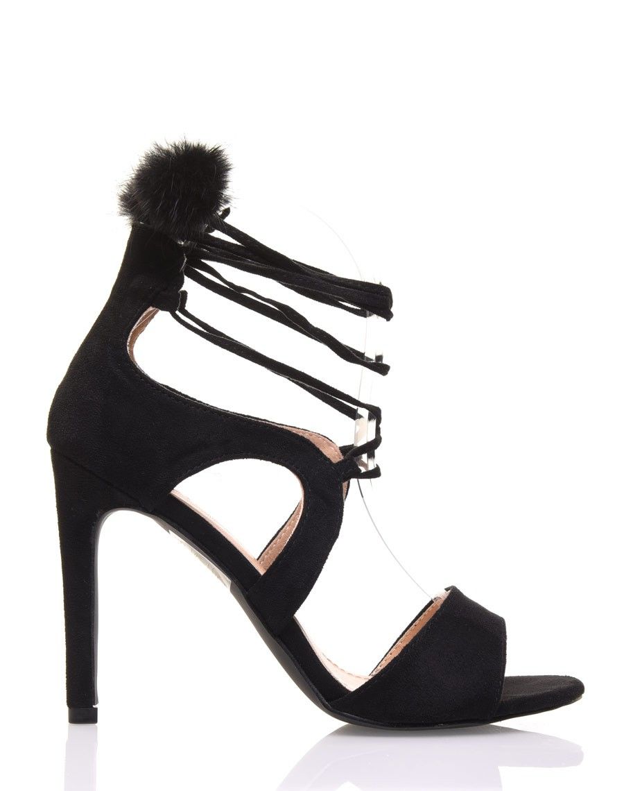 Escarpins noirs en suédine