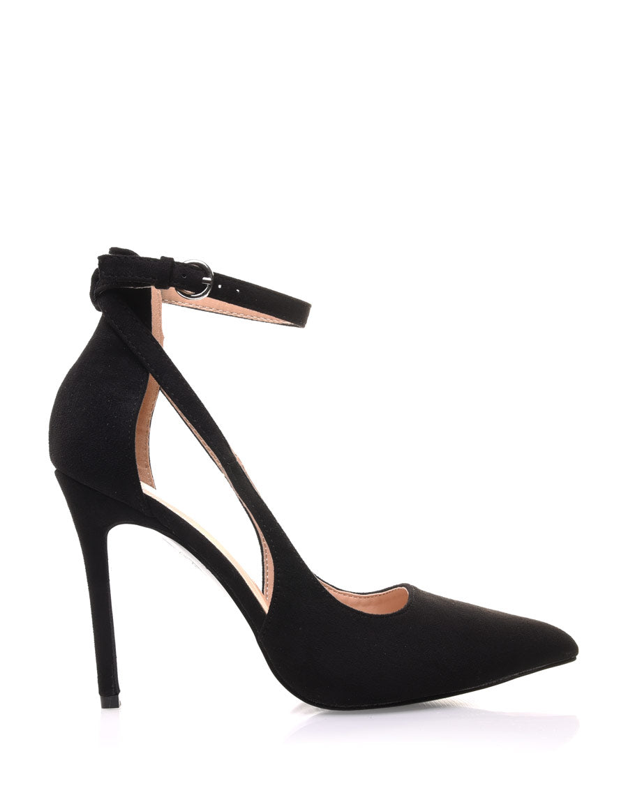 Escarpins noirs suédine