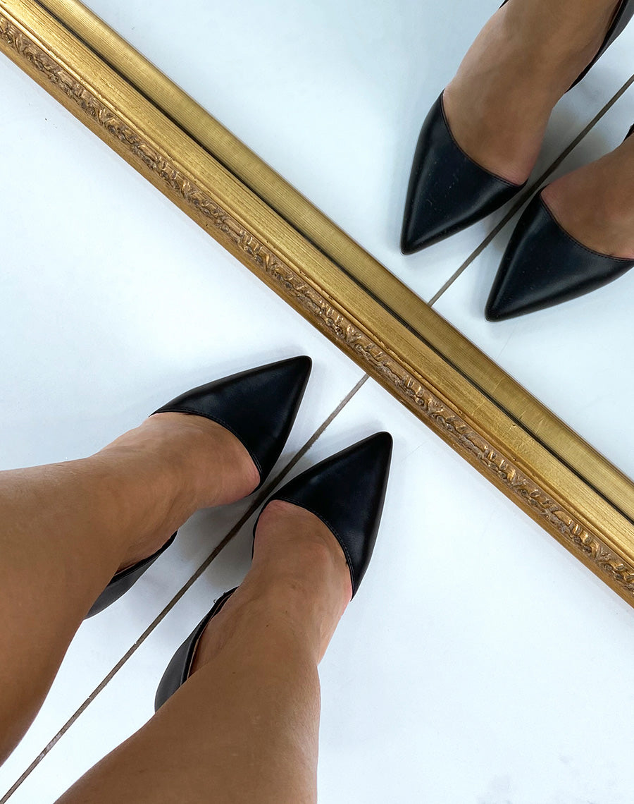 Escarpins noirs à talon aiguille