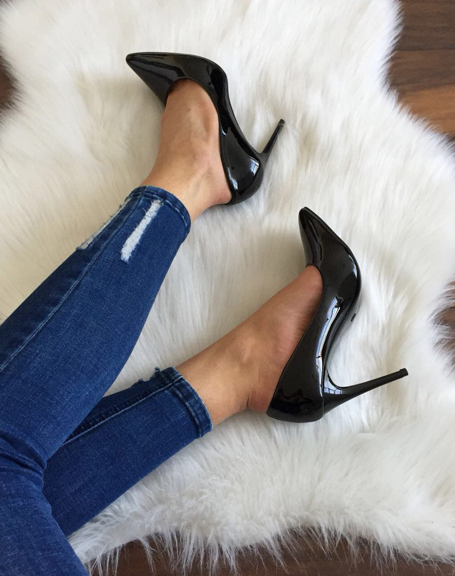 Escarpins noirs vernis