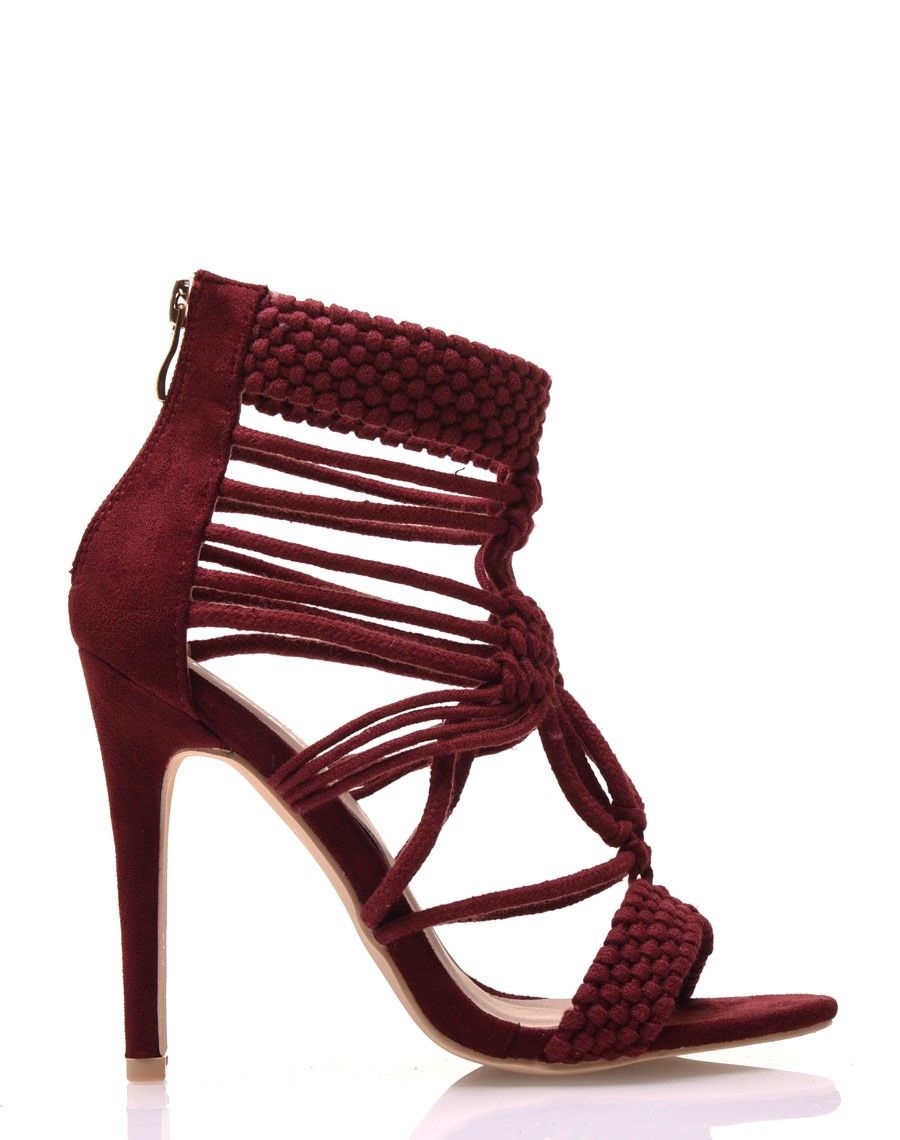 Escarpins violines à cordes