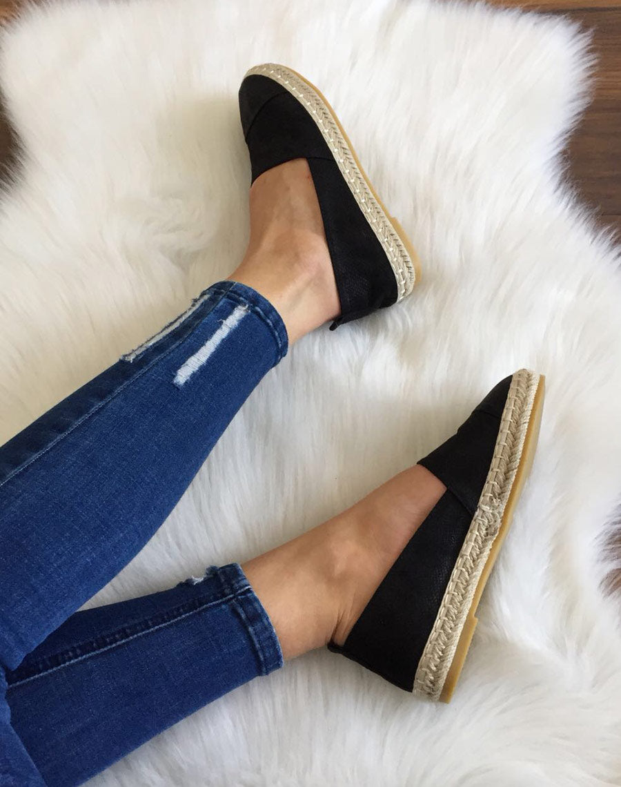 Espadrille noire