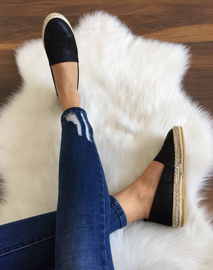 Espadrille noire