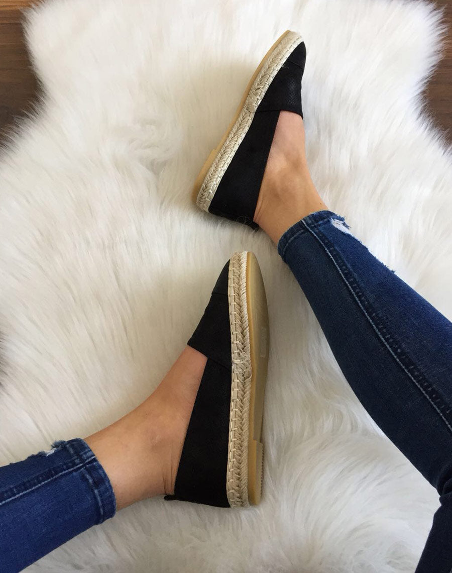 Espadrille noire