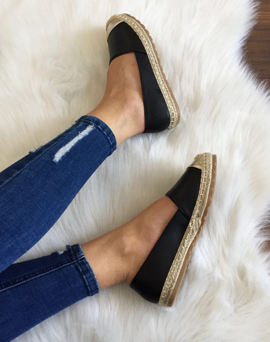 Espadrille noire