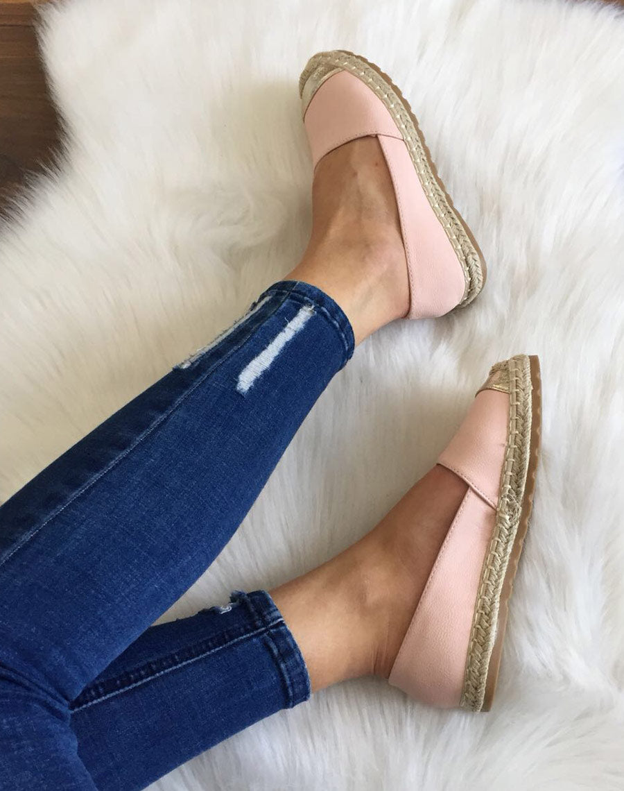 Espadrille rose