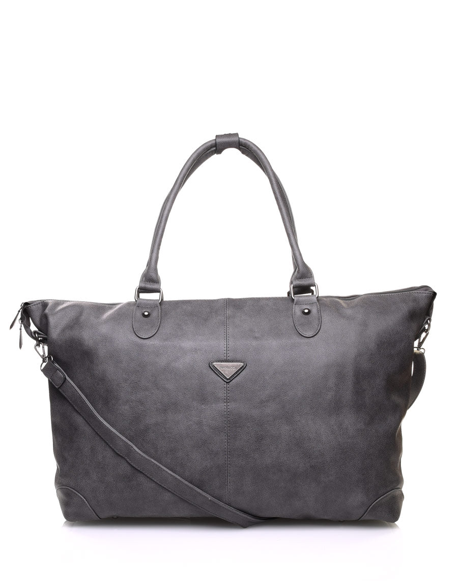 Grand cabas gris foncé