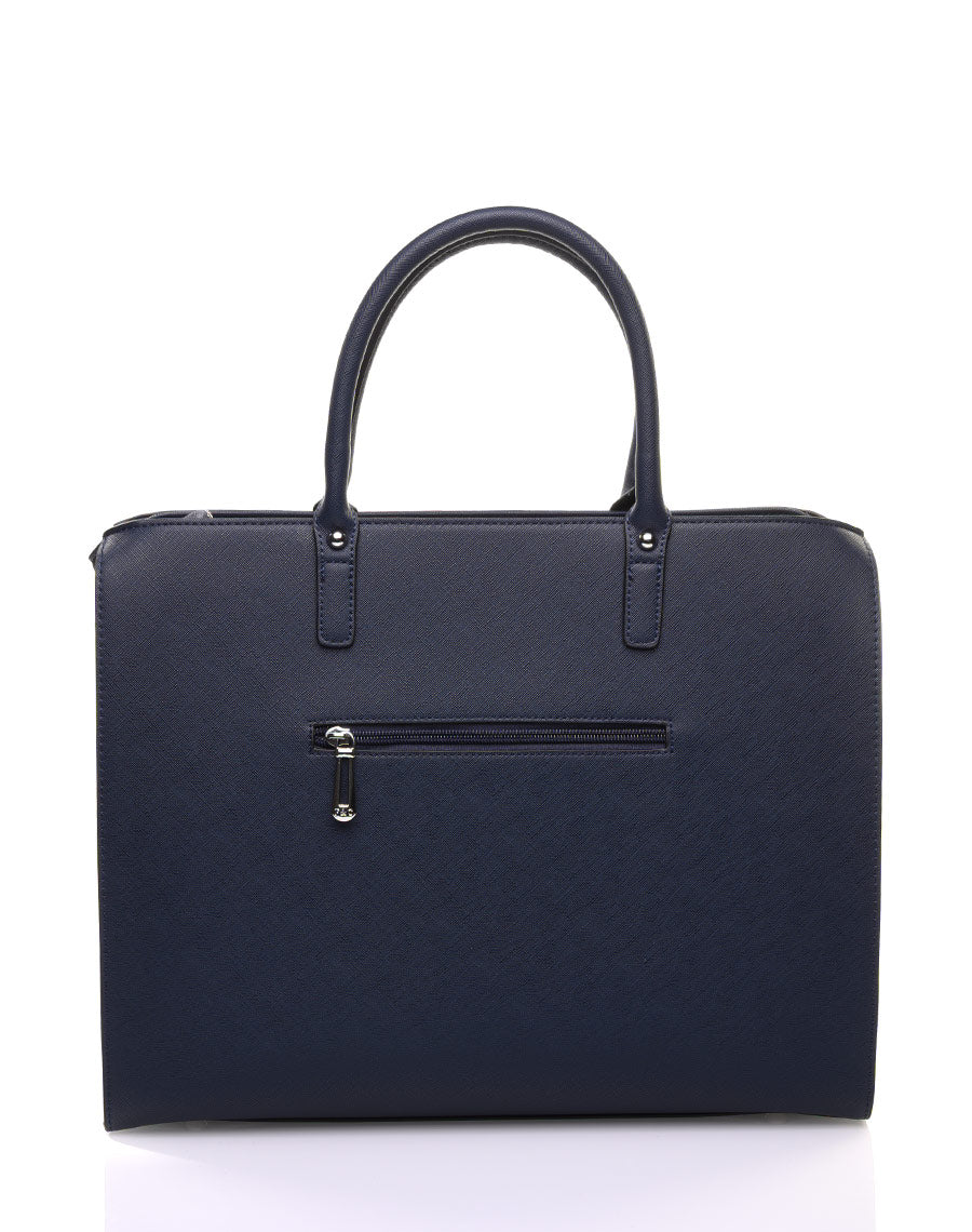 Grand sac à main bleu